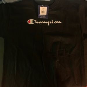 black champion shirt